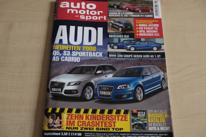 Deckblatt Auto Motor und Sport (10/2008)
